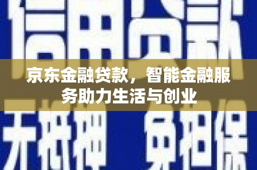 崖州京东金融贷款，智能金融服务助力生活与创业