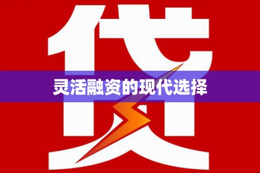 崖州灵活融资的现代选择