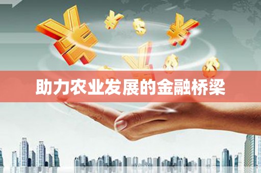 崖州助力农业发展的金融桥梁