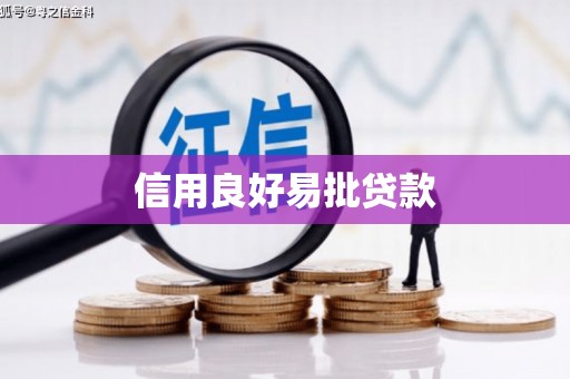 崖州信用良好易批贷款