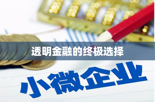 崖州透明金融的终极选择