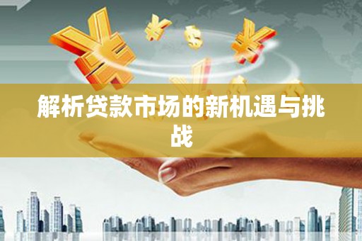 崖州解析贷款市场的新机遇与挑战